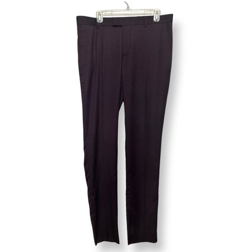 Soul Of London Men's Skinny Pants Brown Pockets Belt Loops Raw Hem 35 New